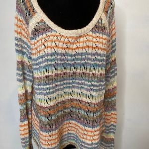 Free People cropped sweater medium